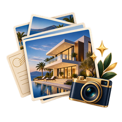 Postcard collection and Instagram-able architecture icon